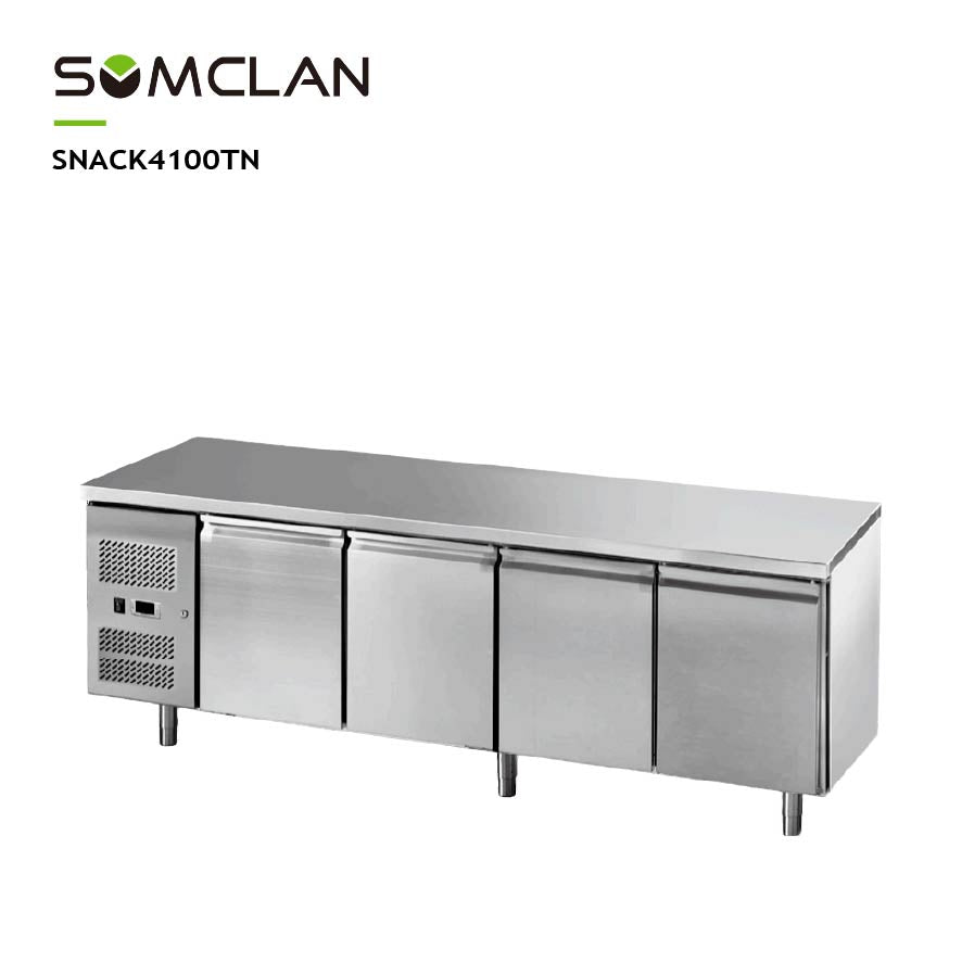 Commercial Four Door Snack Counter Refrigerator & Freezer