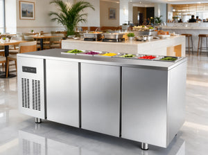 Custom Refrigerated Salad Preparation Counter: How We Developed Two OEM & ODM Configurations for a Food-Service Project