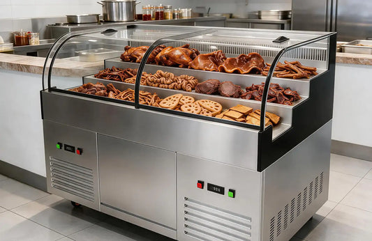 From a Basic Counter to a Custom Stepped Display Cabinet: A Prepared Food Display Project