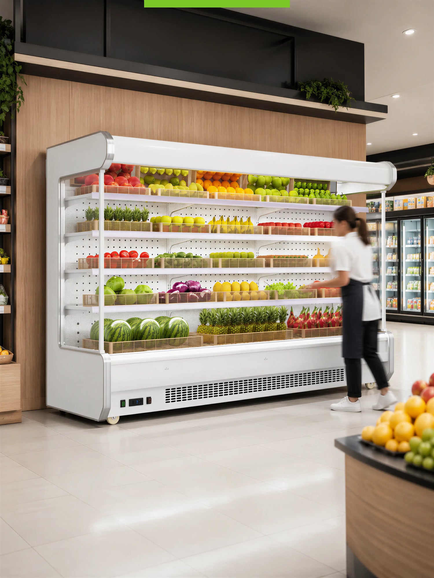 Air Curtain Freezer