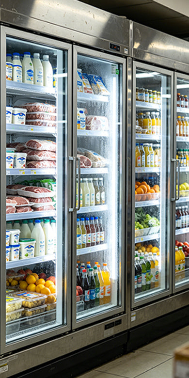 Glass Door Display Freezer