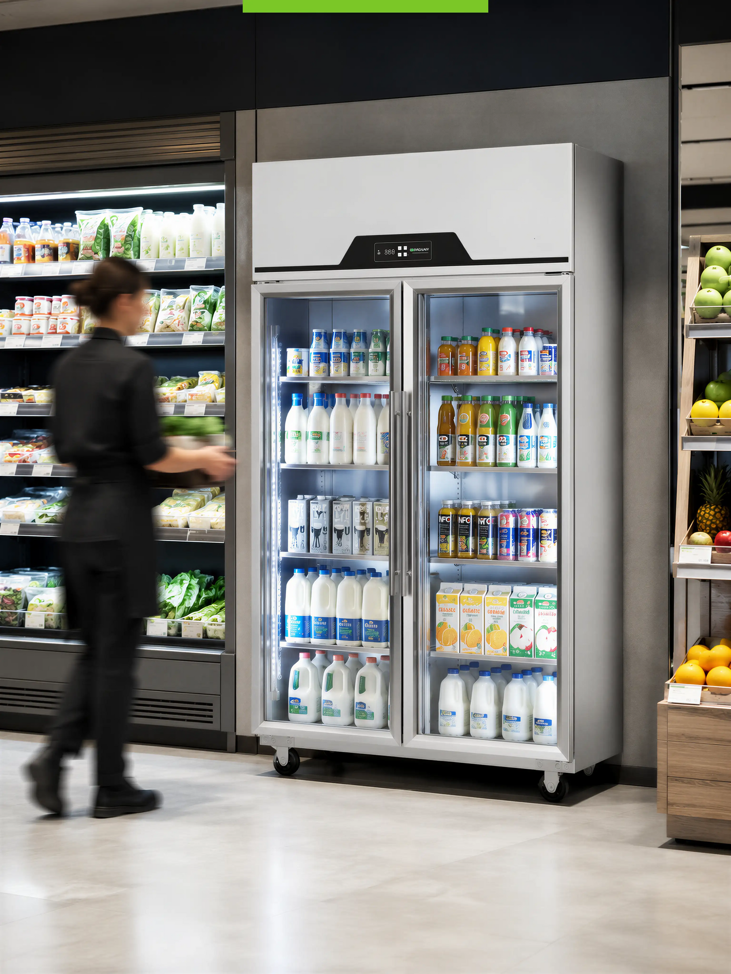 Glass Door Display Freezer