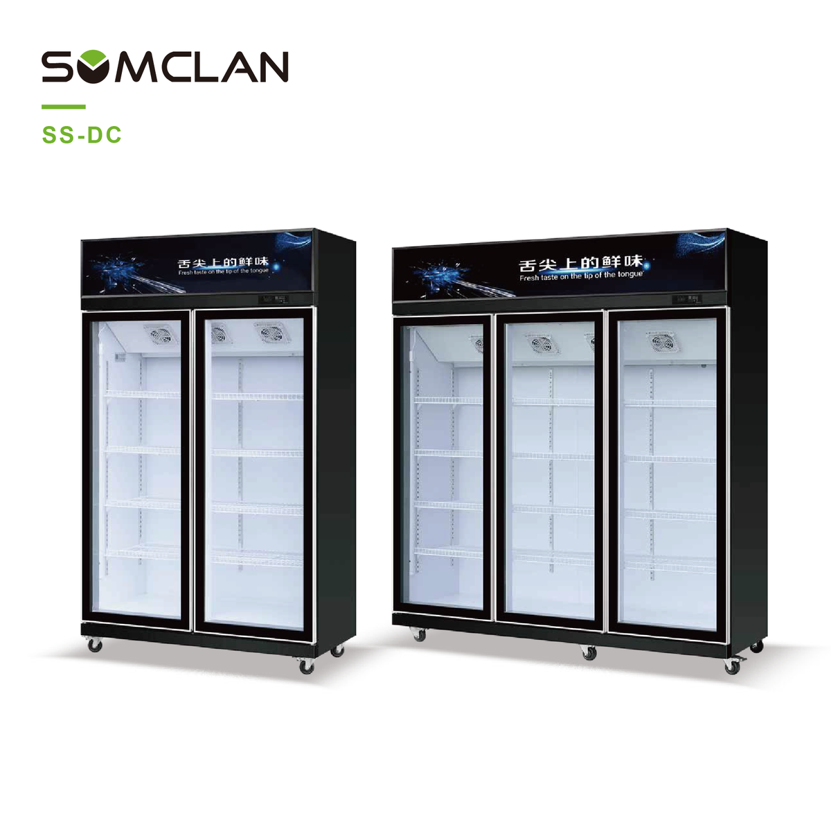 Air Cooled Display Case for Beverage and Food