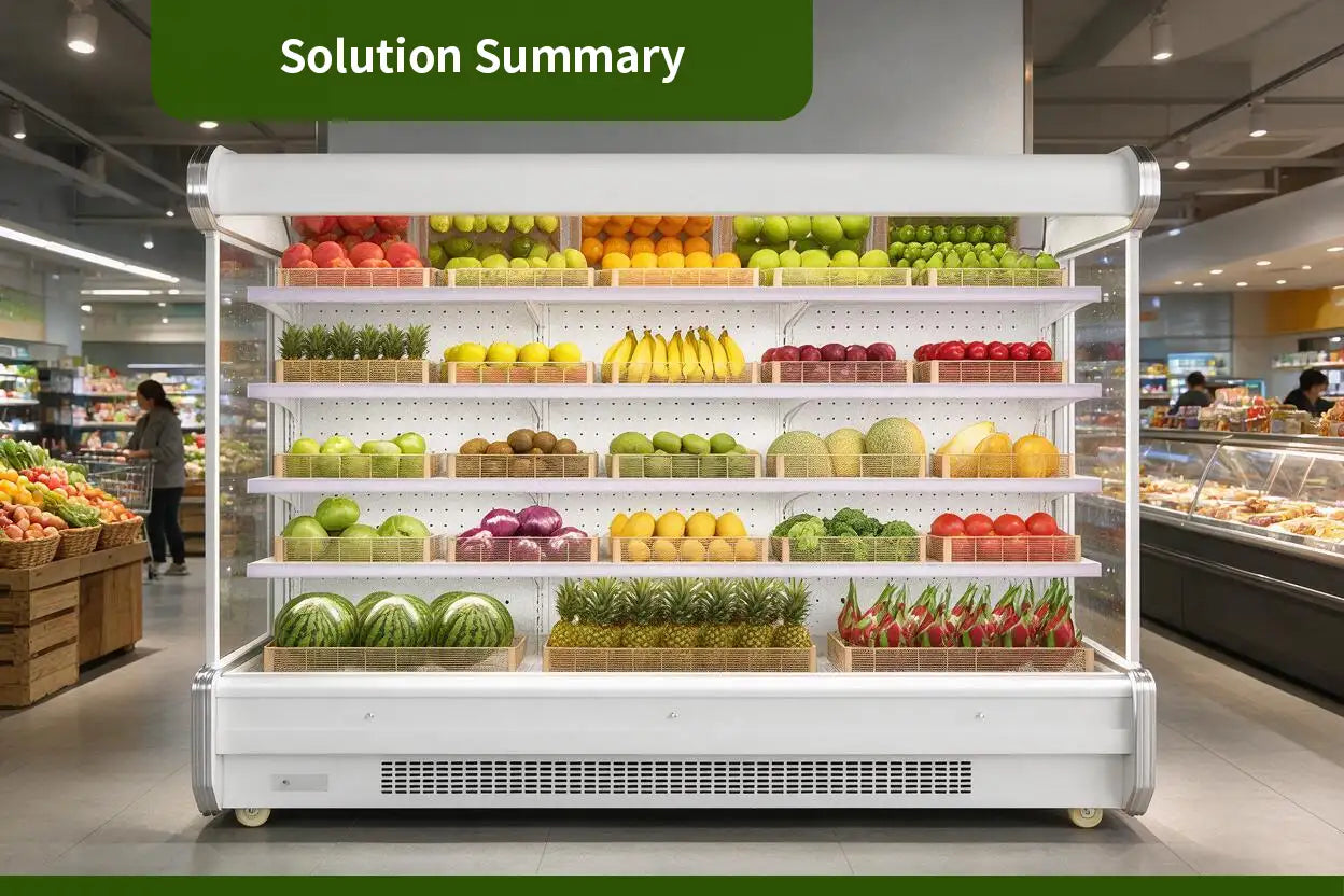 Air Curtain Freezer Solutions Solution Summary