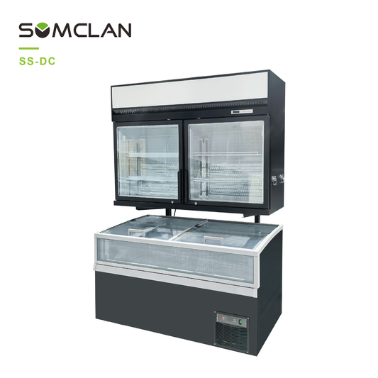 Combo Freezer Series For Supermarket Frozen Food Display