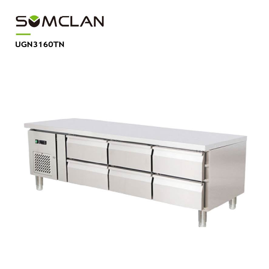 Commercial Drawer Refrigerator with Ventilated Cooling for Professional Kitchens