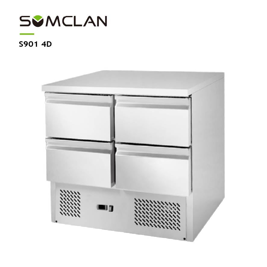 Commercial Drawer Worktop Refrigerator with Fan Assisted Cooling