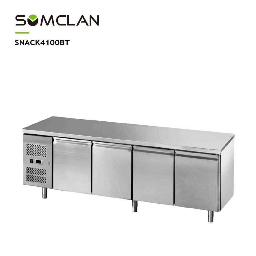 Commercial Four Door Snack Counter Refrigerator & Freezer