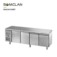 Commercial Four Door Snack Counter Refrigerator & Freezer