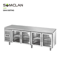 Commercial Glass Door Horizontal Refrigerator for Foodservice & Beverage Storage