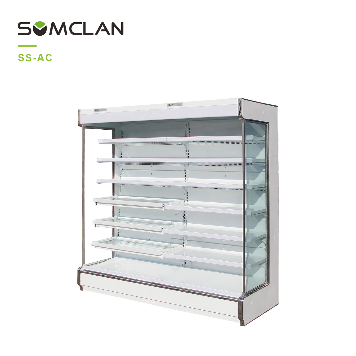 Commercial Open Front Display Case For Convenience Store Retail