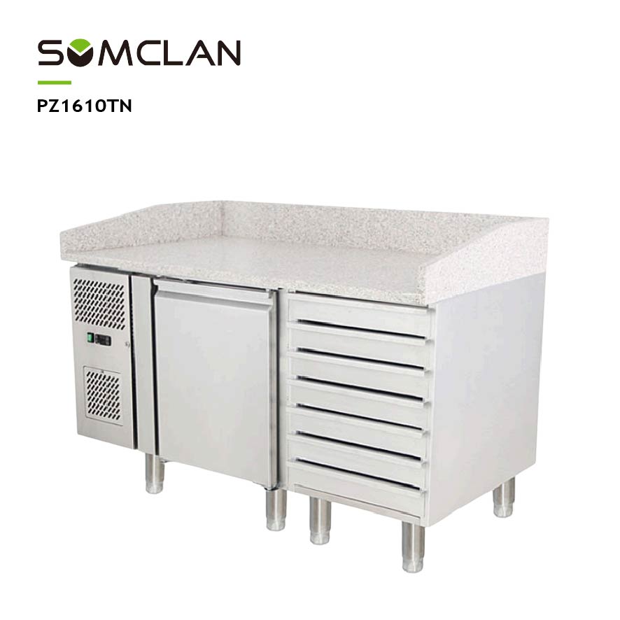 Commercial Pizza Counter with Granite Worktop
