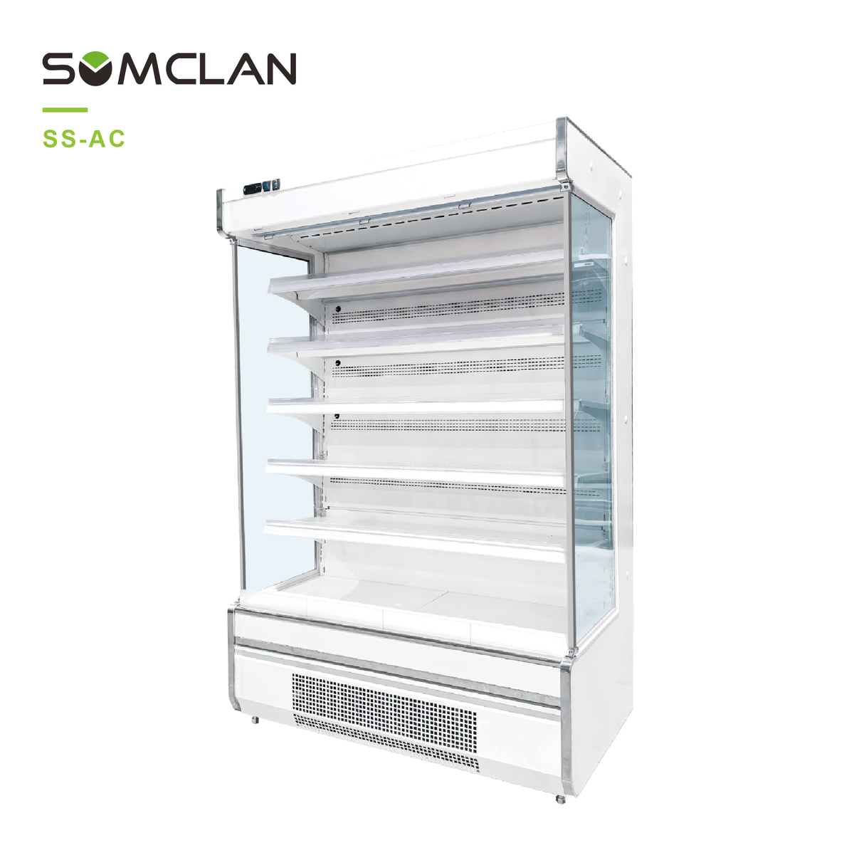 Commercial Plug In Air Curtain Display Case For Retail Store
