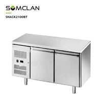 Commercial Two Door Snack Counter Refrigerator & Freezer