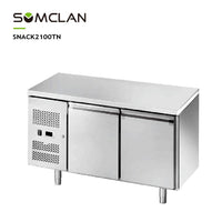 Commercial Two Door Snack Counter Refrigerator & Freezer