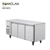 Commercial Three Doors Chest Refrigerator & Freezer for Restaurant Kitchens