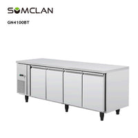 Commercial Four Doors Chest Refrigerator & Freezer for Restaurant Kitchens