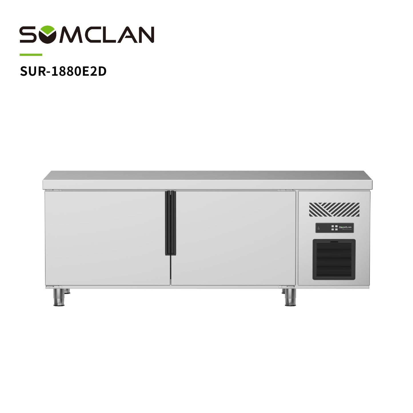 Factory-Direct Sales Commercial Refrigerated Kitchen Worktable Direct-Cooling Freezer