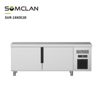 Factory-Direct Sales Commercial Refrigerated Kitchen Worktable Direct-Cooling Freezer