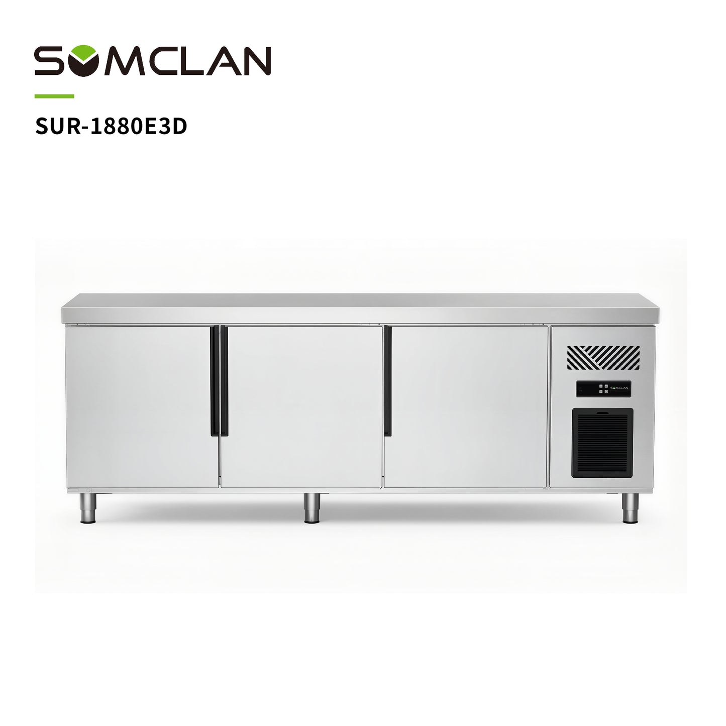 Factory-Direct Sales Commercial Refrigerated Kitchen Worktable Direct-Cooling Freezer
