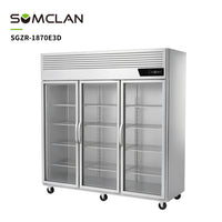 Factory Direct Sale Stainless Steel Upright Refrigerated Cabinet Wholesale Commercial Cold storage Freezer