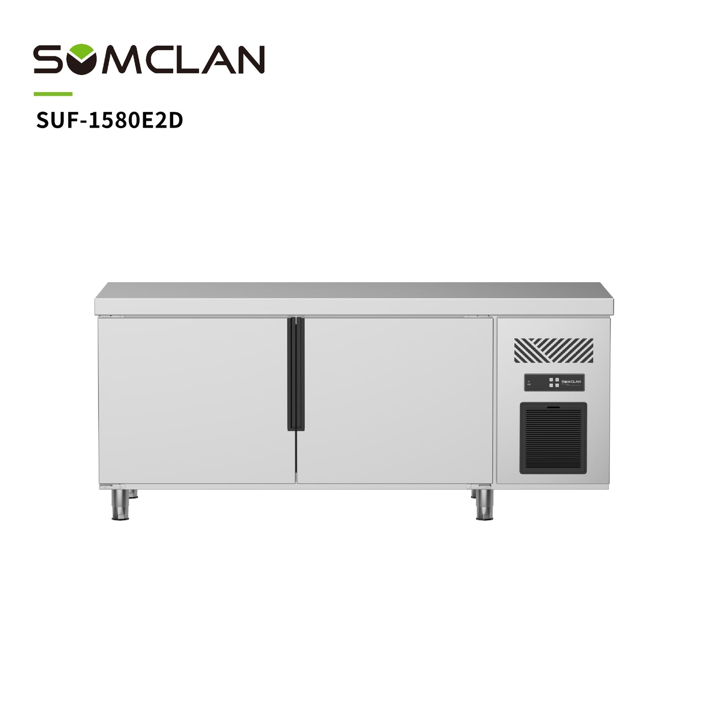 Factory Wholesale Commercial Air-Cooled Frost-Free Adjustable Digital Display Refrigerator Kitchen Workbench Freezer