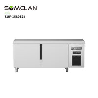 Factory Wholesale Commercial Air-Cooled Frost-Free Adjustable Digital Display Refrigerator Kitchen Workbench Freezer