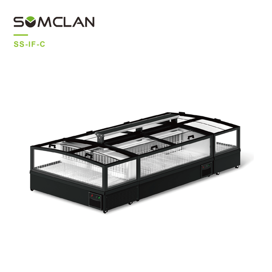 Large Window Combination Cabinet B For Supermarket Frozen Display