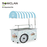 Mobile Gelato Display Cart R290 Refrigerant Factory Direct Wholesale