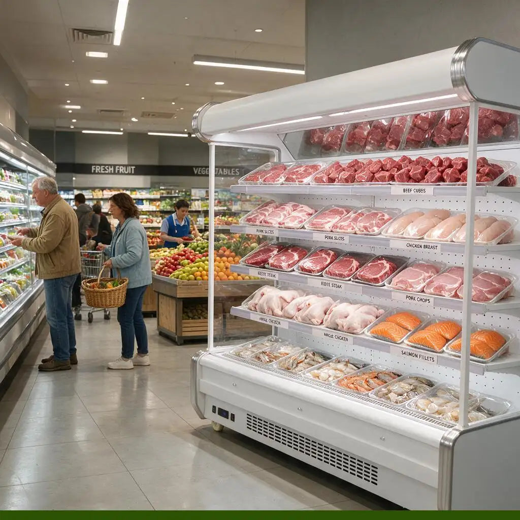 Open Display Freezers