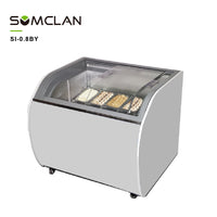 Premium Frozen Yogurt & Ice Cream Display Freezer with R290 Refrigeration for Dessert Shops