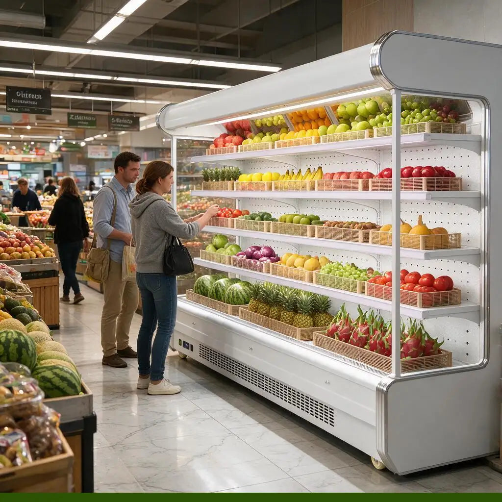 Remote Refrigeration Air Curtain Cabinets