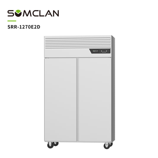 Wholesale Commercial Air-cooled Adjustable Tempered Glass Display Freezer 2-8℃ Refrigerator