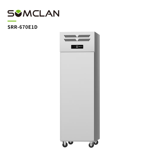Wholesale Commercial Air-cooled Adjustable Tempered Glass Display Freezer 2-8℃ Refrigerator