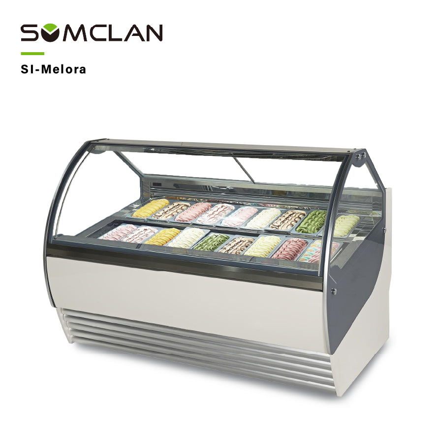 Wholesale Commercial Ice Cream Display Freezer | Gelato Showcase Cabinet Supplier for Dessert Shops