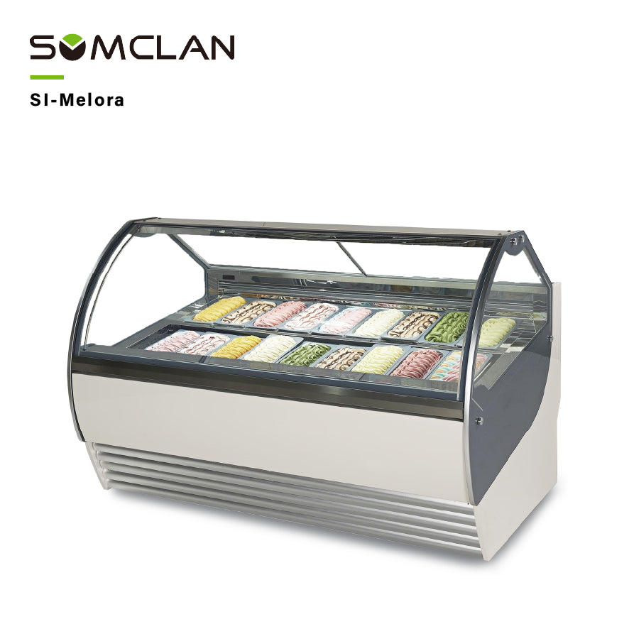 Wholesale Commercial Ice Cream Display Freezer | Gelato Showcase Cabinet Supplier for Dessert Shops