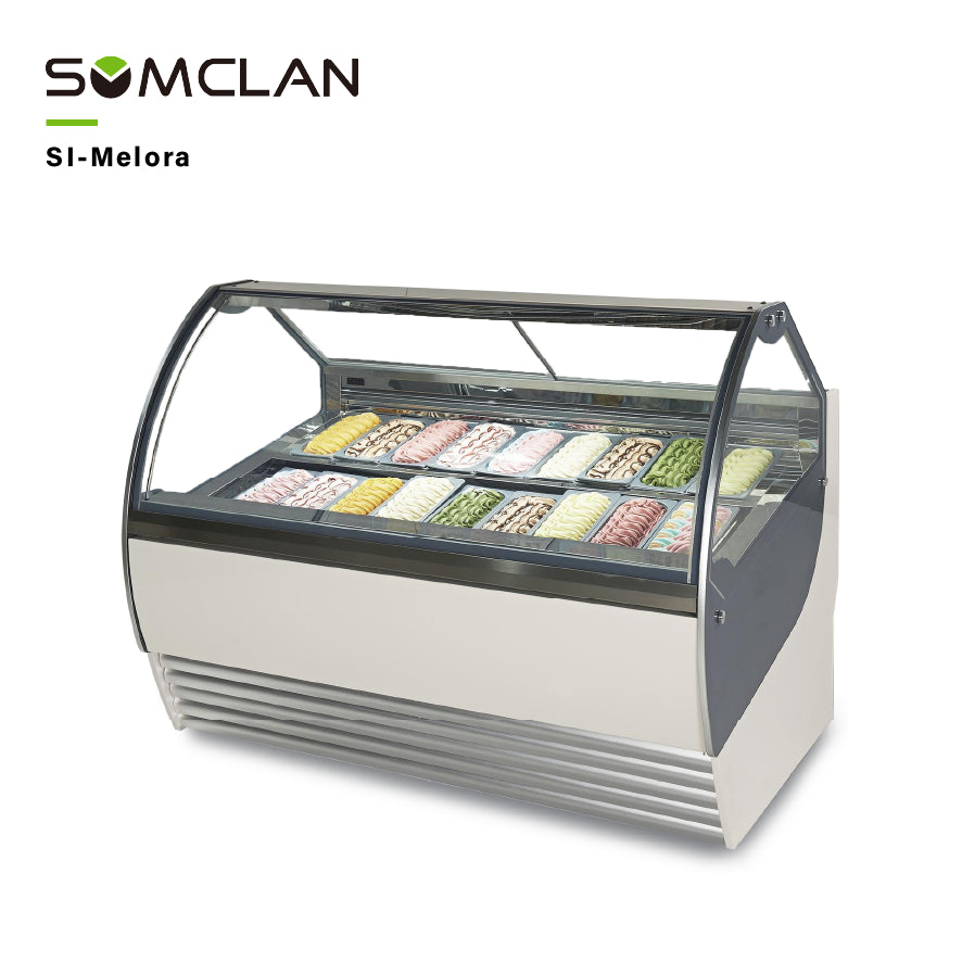 Wholesale Commercial Ice Cream Display Freezer | Gelato Showcase Cabinet Supplier for Dessert Shops