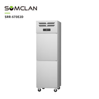 Wholesale Commercial Air-cooled Adjustable Tempered Glass Display Freezer 2-8℃ Refrigerator