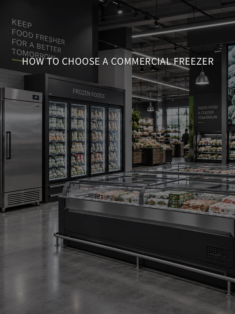Commercial freezer selection guide for restaurants, supermarkets, and foodservice businesses