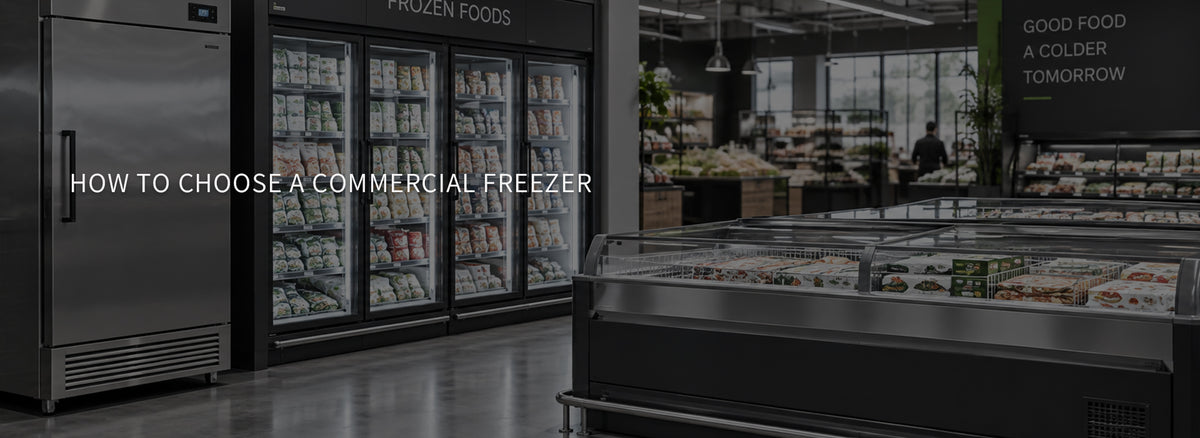 Commercial freezer selection guide for restaurants, supermarkets, and foodservice businesses